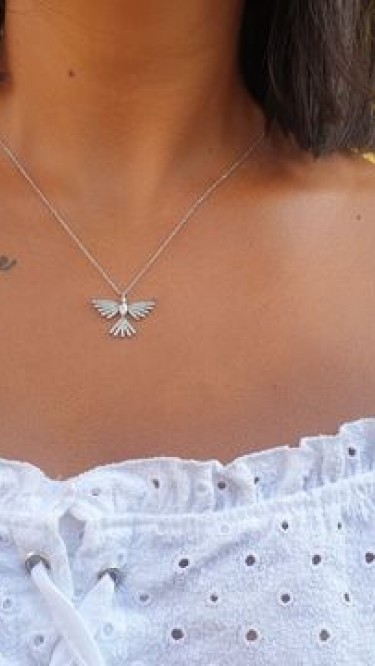 Ay Gümüş Kadın İtalyan Zirkon Taşlı Anka Kuşu Kolye 925 Ayar Gümüş Ay Gümüş Kadın İtalyan Zirkon Taşlı Anka Kuşu Kolye 925 Ayar Gümüş