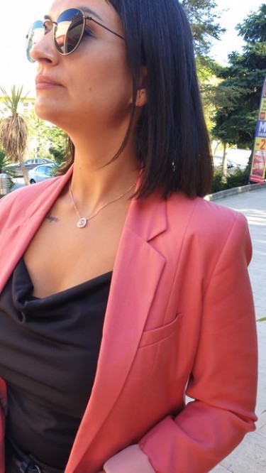 Ay Gümüş Kadın Dalgalı Zirkon Boncuklu Nazar Kolye 925 Ayar Gümüş Ay Gümüş Kadın Dalgalı Zirkon Boncuklu Nazar Kolye 925 Ayar Gümüş