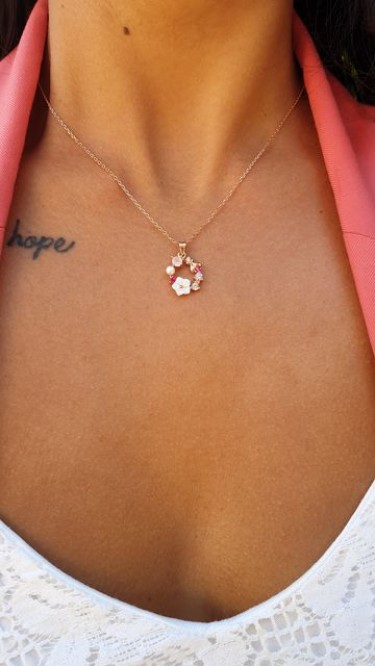 Ay Gümüş Kadın İtalyan Manolya Çiçeği Çiçek Bahçesi Kolye 925 Ayar Gümüş Ay Gümüş Kadın İtalyan Manolya Çiçeği Çiçek Bahçesi Kolye 925 Ayar Gümüş