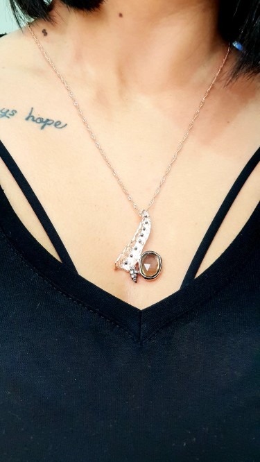 Ay Gümüş Kadın Roze Dumanlı Kuvars Özel Tasarım Gümüş 925 Ayar Gümüş Ay Gümüş Kadın Roze Dumanlı Kuvars Özel Tasarım Gümüş 925 Ayar Gümüş