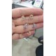 Ay Gümüş Kadın Renkli Sedefli Mini Küpe 925 Ayar Gümüş