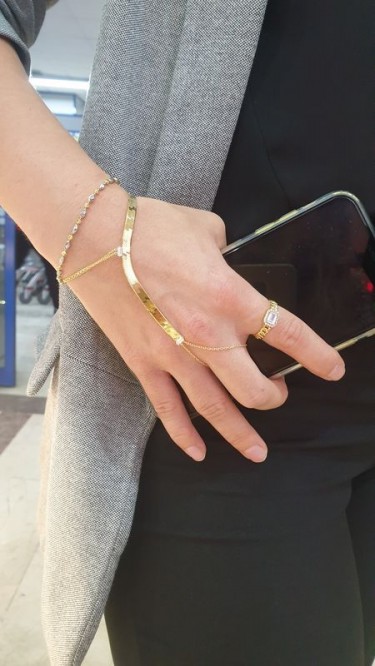 Ay Gümüş Kadın Yassı Ezme Baget Şahmeran Bileklik 925 Ayar Gümüş Ay Gümüş Kadın Yassı Ezme Baget Şahmeran Bileklik 925 Ayar Gümüş