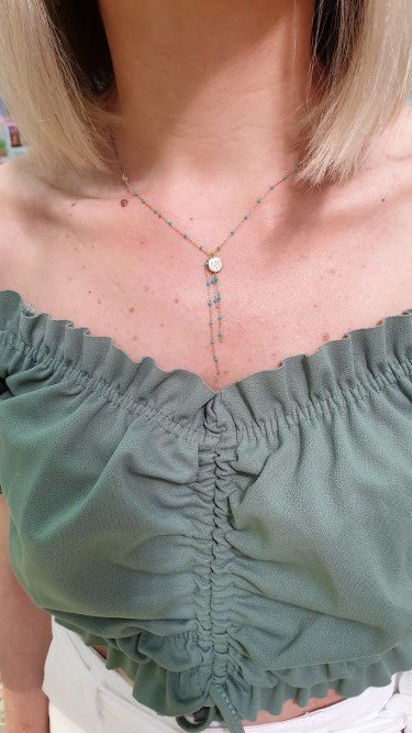 Ay Gümüş Kadın Gold Mine Püsküllü Kolye 925 Ayar Gümüş Ay Gümüş Kadın Gold Mine Püsküllü Kolye 925 Ayar Gümüş