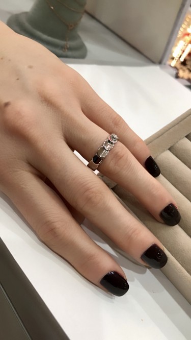 Ay Gümüş Kadın Pullu İthal Eklem Yüzük 925 Ayar Gümüş