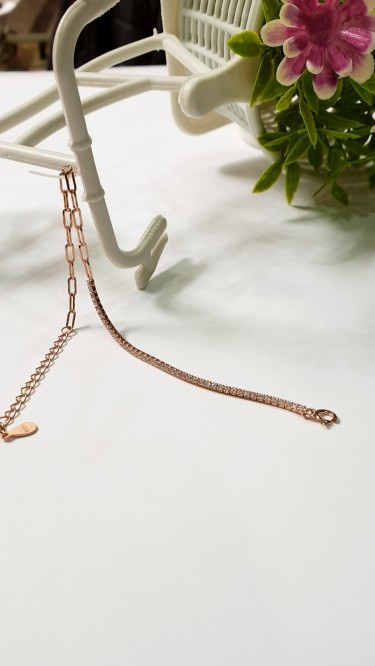 Ay Gümüş Kadın Zirkon Taşlı Su Yolu Bileklik 925 Ayar Gümüş Ay Gümüş Kadın Zirkon Taşlı Su Yolu Bileklik 925 Ayar Gümüş