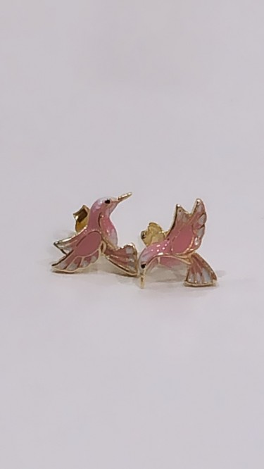 Ay Gümüş Kadın Sedefli Kuş Figürü Küpe 925 Ayar Gümüş Ay Gümüş Kadın Sedefli Kuş Figürü Küpe 925 Ayar Gümüş