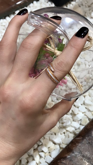 Ay Gümüş Kadın Özel Tasarım Milka Zirkon Yaprak Yüzük 925 Ayar Gümüş, Ayarlı Yüzük