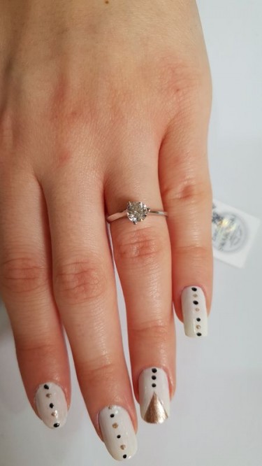 Ay Gümüş Kadın İthal Zirkon Tek Taş Yüzük 925 Ayar Gümüş