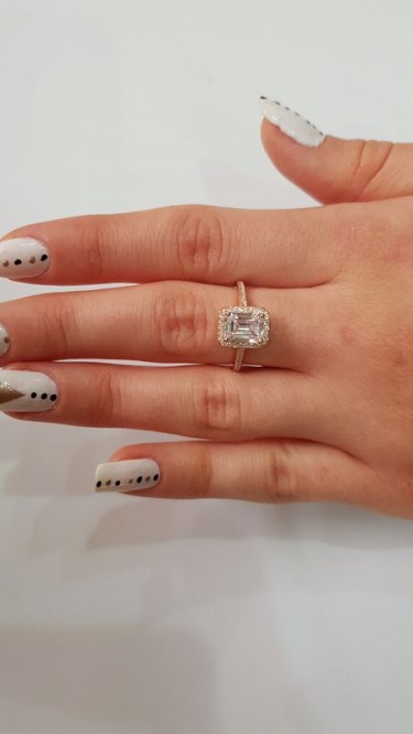 Ay Gümüş Kadın Gümüş Baget Yüzük 925 Ayar Gümüş