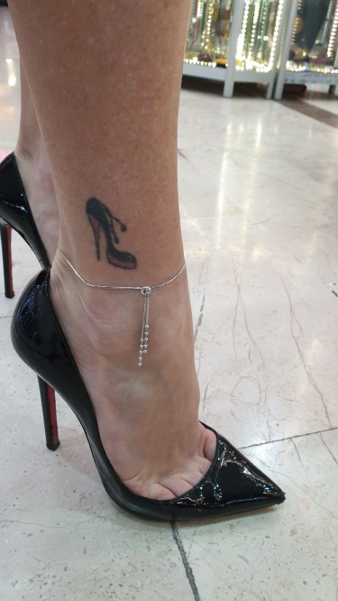 Ay Gümüş Kadın Asansörlü Halhal 925 Ayar Gümüş