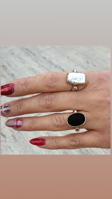 Ay Gümüş Kadın Sedef Tasarım 925 Ayar Gümüş Yüzük Ay Gümüş Kadın Sedef Tasarım 925 Ayar Gümüş Yüzük