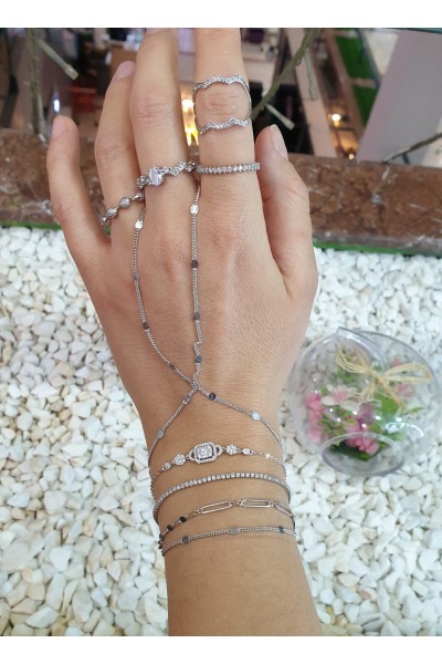 Ay Gümüş Kadın Silver İthal 925 Ayar Gümüş Şahmeran