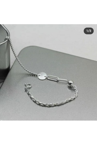 Ay Gümüş Kadın 925 Ayar Gümüş Bileklik