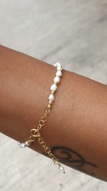 Ay Gümüş Kadın Silver 925 Ayar Gümüş İnci Gold İthal Özel Tasarım Bileklik Ay Gümüş Kadın Silver 925 Ayar Gümüş İnci Gold İthal Özel Tasarım Bileklik